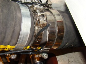 beide einden geimproviseerd aan elkaar