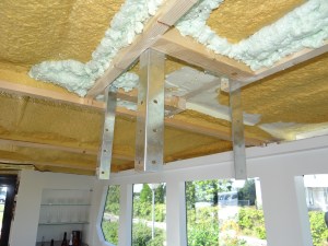 Ophangconstructie voorbereid